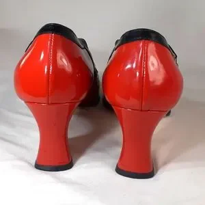 靴 99AW PRADA square toe leather mules red 靴 99AW PRADA square toe leather mules red 靴 99AW PRADA square